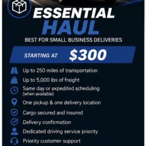 Essentially Haul Shipment